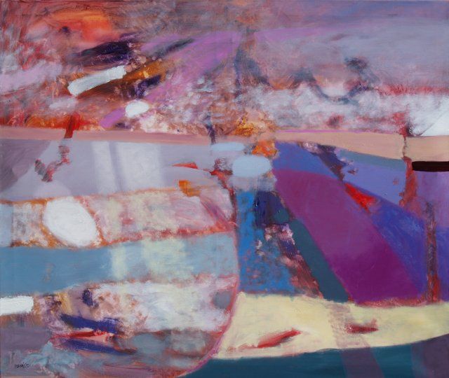 Cisza o świcie, olej na płótnie, 100 x 120 cm, 2015
