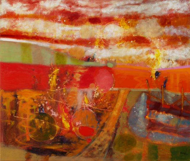 Quiet Place, oil on canvas, 110 x 130 cm, 2010